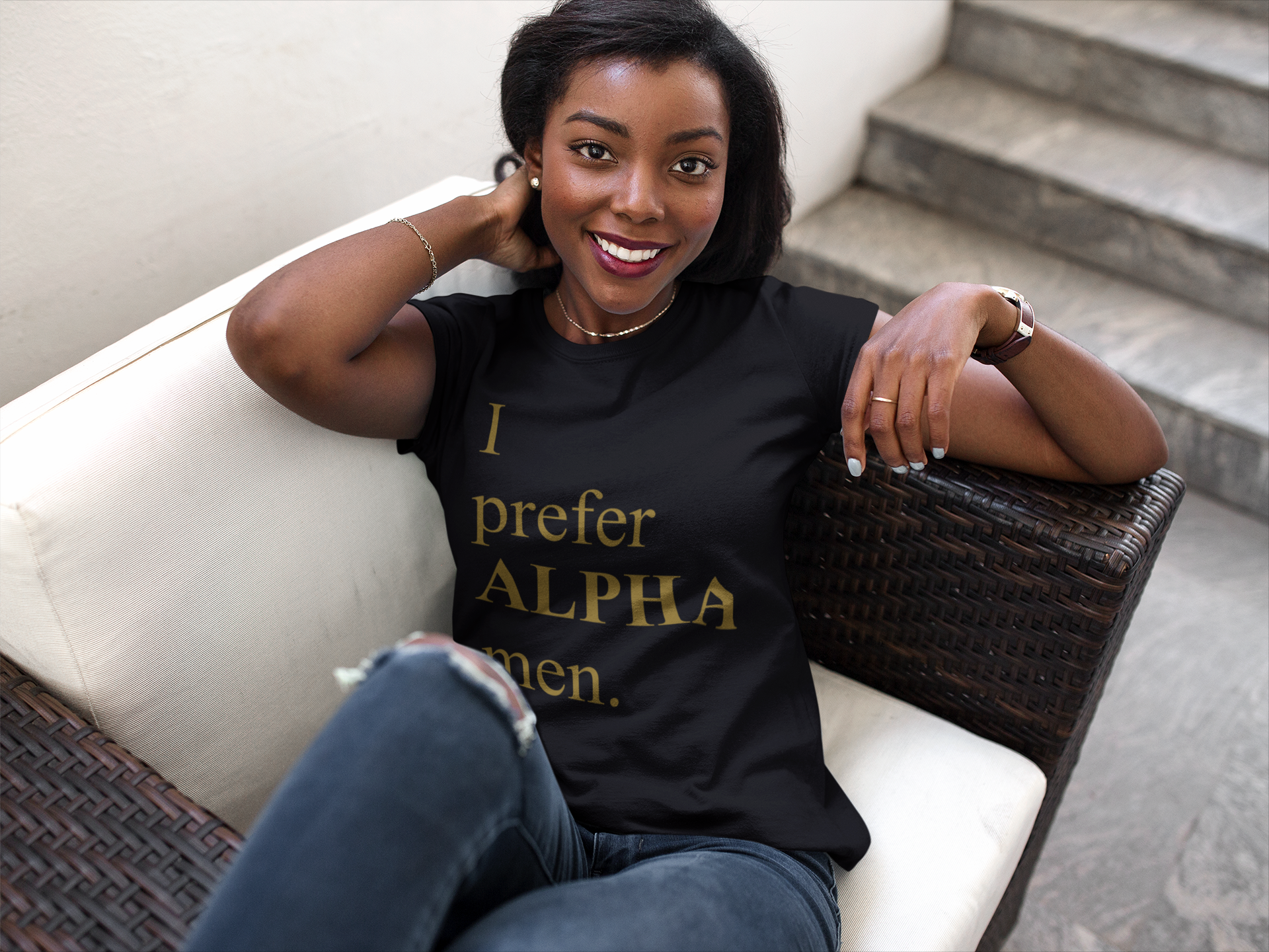 Prefer Alpha Men - Short-Sleeve Unisex T-Shirt