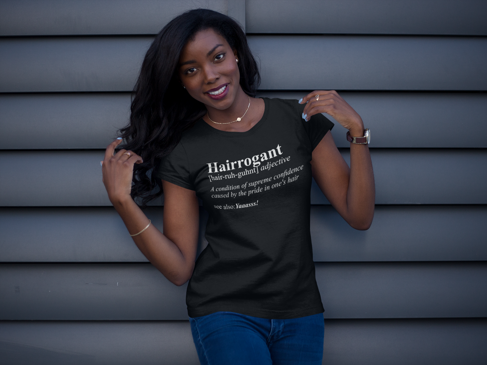 Hairrogant Definition- Short-Sleeve Unisex T-Shirt