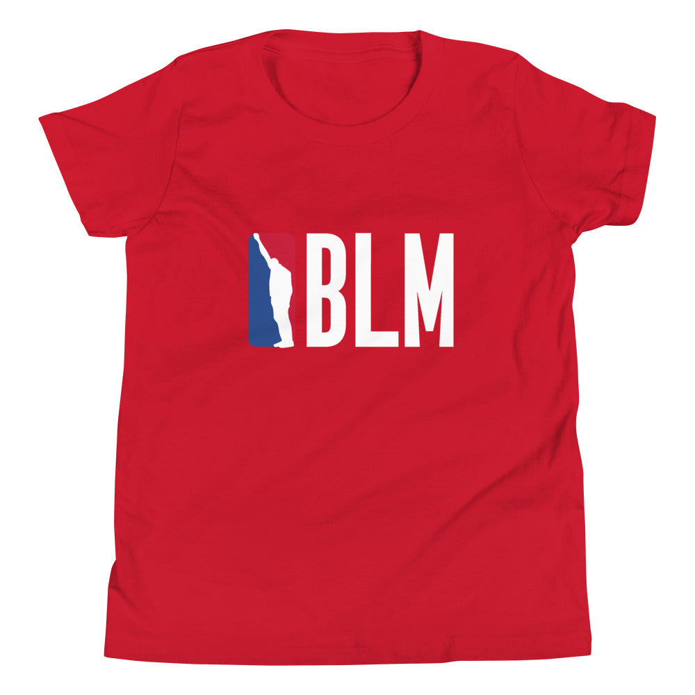 BLM alternate logo - Youth Short Sleeve T-Shirt