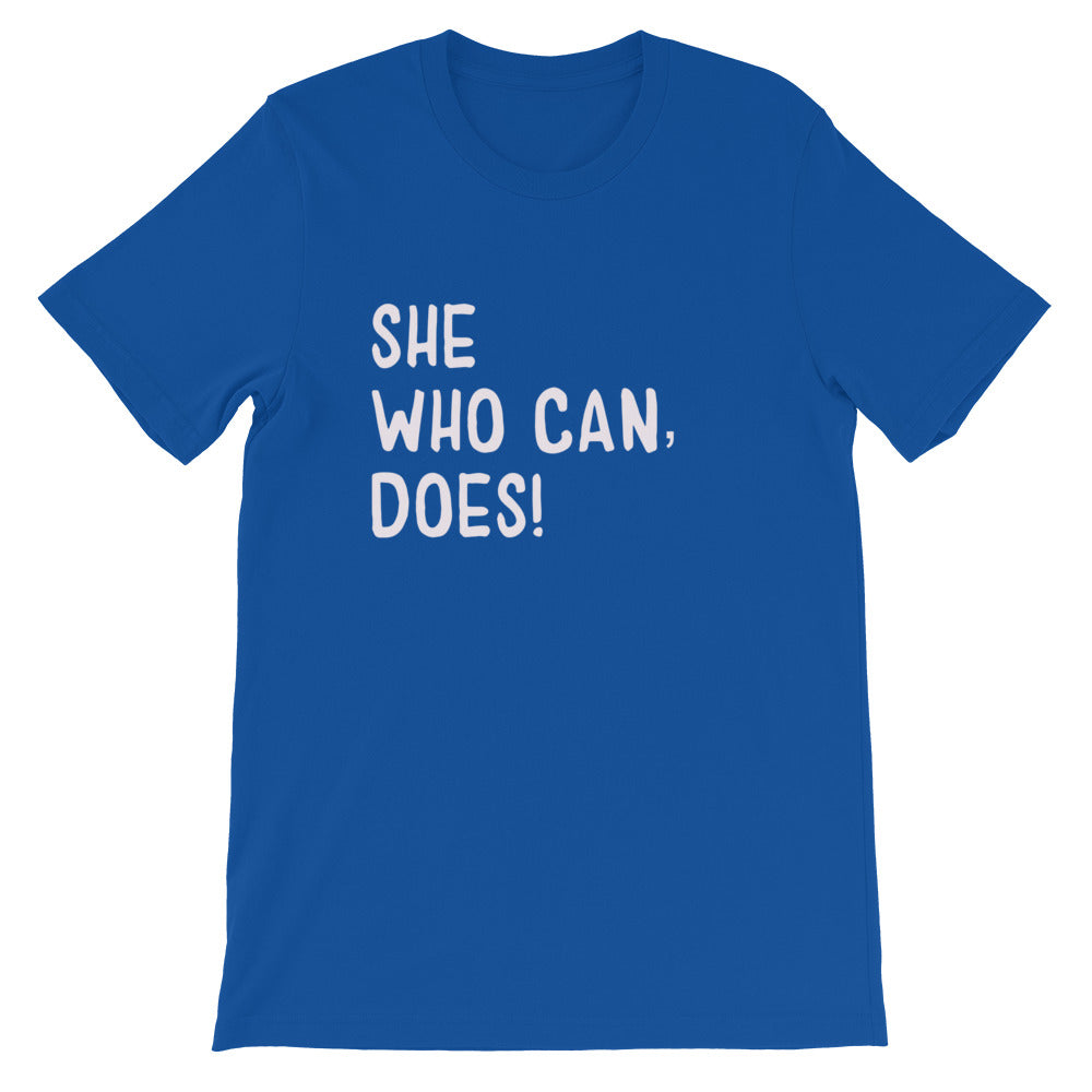 She Who Can - Short-Sleeve Unisex T-Shirt