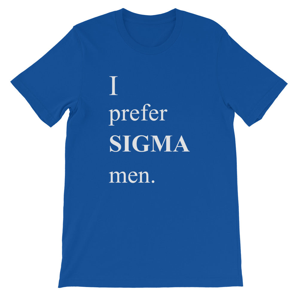 Prefer Sigma men - Short-Sleeve Unisex T-Shirt